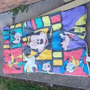Vintage Disney Micky Mouse Sleeping Bag
